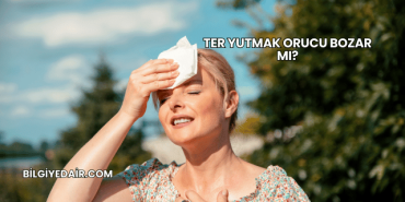 Ter Yutmak Orucu Bozar mı?