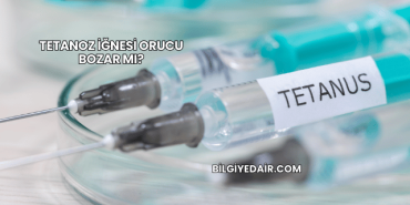Tetanoz İğnesi Orucu Bozar mı?