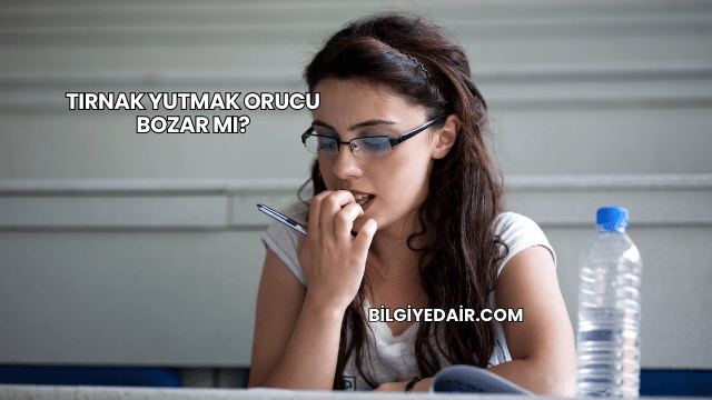 Tırnak Yutmak Orucu Bozar mı?