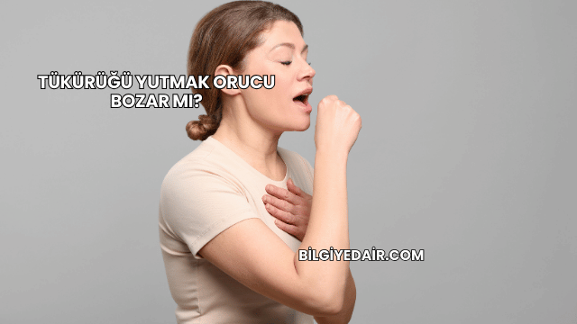 Tükürüğü Yutmak Orucu Bozar mı?