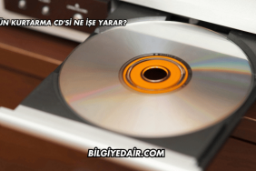 Ürün Kurtarma CD'si Ne İşe Yarar?