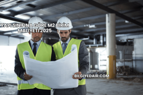 Yapı Sınıfına Göre m2 Birim Maliyeti 2025