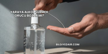 Yaraya Alkol Sürmek Orucu Bozar mı?