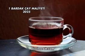 1 Bardak Çay Maliyeti 2025