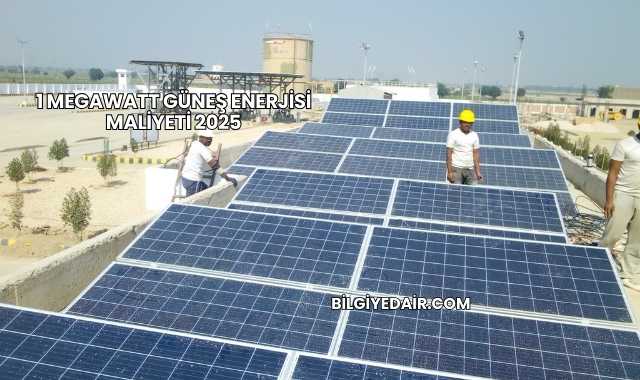 1 Megawatt Güneş Enerjisi Maliyeti 2025
