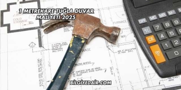 1 Metrekare Tuğla Duvar Maliyeti 2025