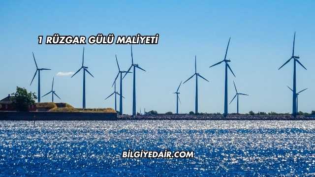 1 Rüzgar Gülü Maliyeti