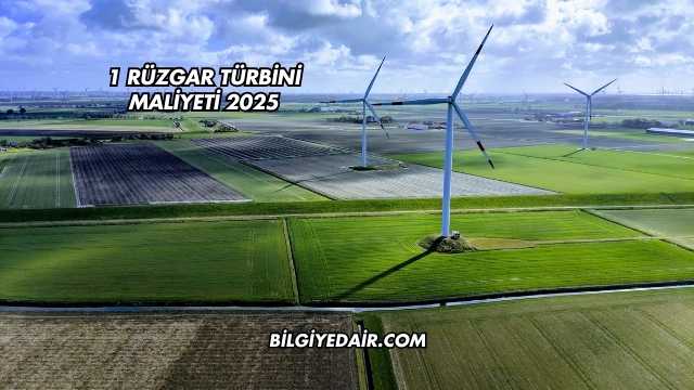 1 Rüzgar Türbini Maliyeti 2025