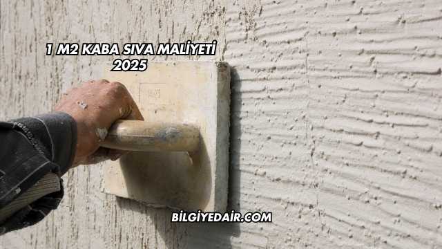 1 m2 Kaba Sıva Maliyeti 2025