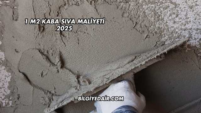 1 m2 Kaba Sıva Maliyeti 2025