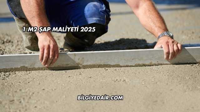1 m2 Şap Maliyeti 2025