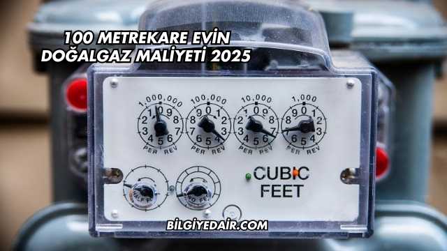 100 Metrekare Evin Doğalgaz Maliyeti 2025