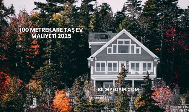 100 Metrekare Taş Ev Maliyeti 2025