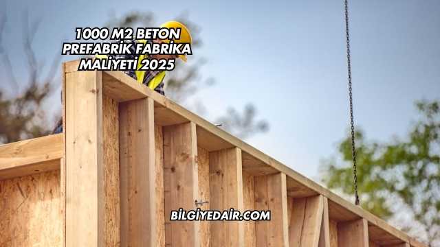 1000 M2 Beton Prefabrik Fabrika Maliyeti 2025