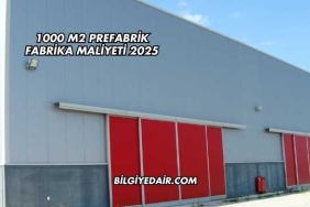 1000 m2 Prefabrik Fabrika Maliyeti 2025