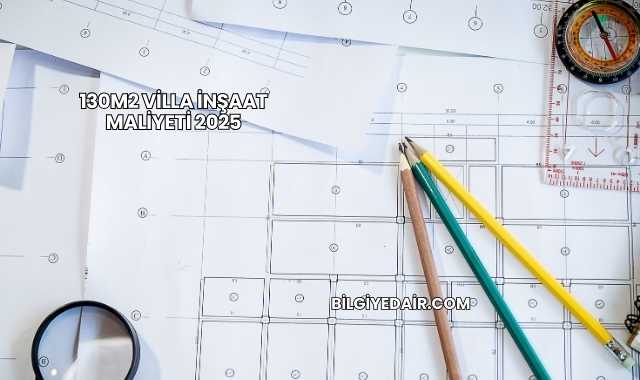 130m2 Villa İnşaat Maliyeti 2025