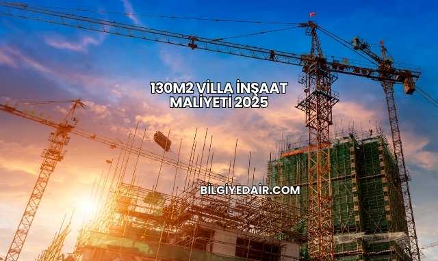 130m2 Villa İnşaat Maliyeti 2025