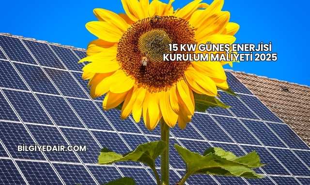 15 Kw Güneş Enerjisi Kurulum Maliyeti 2025