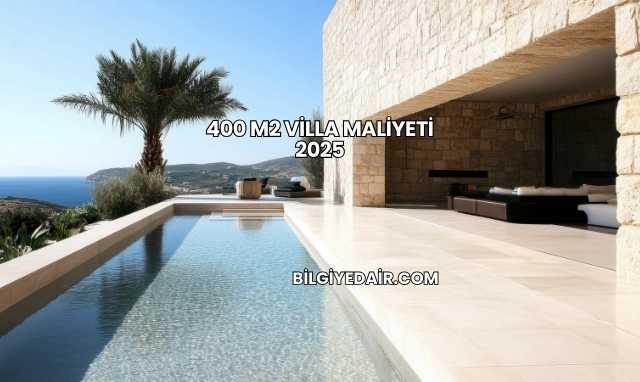 400 m2 Villa Maliyeti 2025