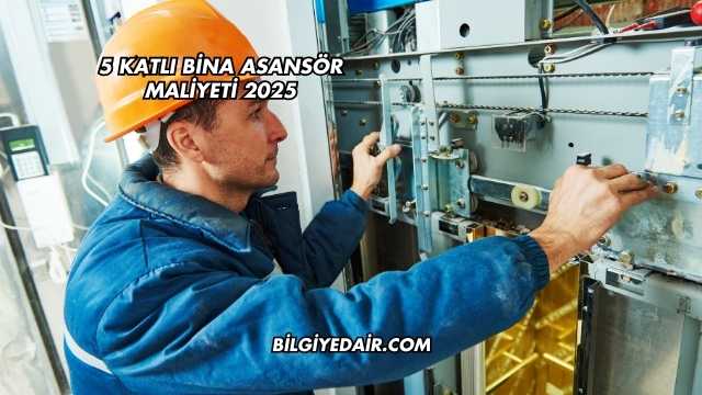 5 Katlı Bina Asansör Maliyeti 2025