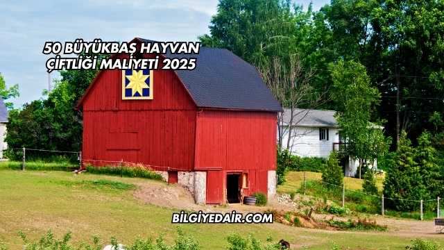 50 Büyükbaş Hayvan Çiftliği Maliyeti 2025