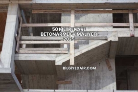 50 Metrekare Betonarme Ev Maliyeti 2025