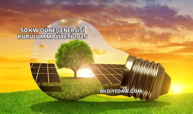 50 kW Güneş Enerjisi Kurulum Maliyeti 2025