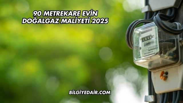 90 Metrekare Evin Doğalgaz Maliyeti 2025