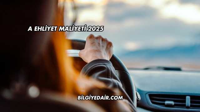 A Ehliyet Maliyeti 2025