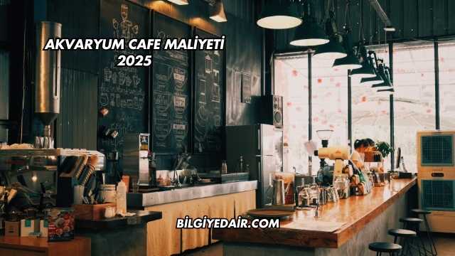 Akvaryum Cafe Maliyeti 2025