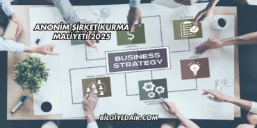 Anonim Şirket Kurma Maliyeti 2025