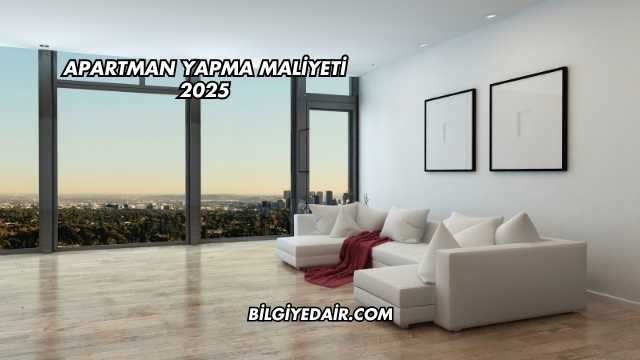 Apartman Yapma Maliyeti 2025