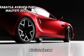 Arabayla Avrupa Turu Maliyeti 2025