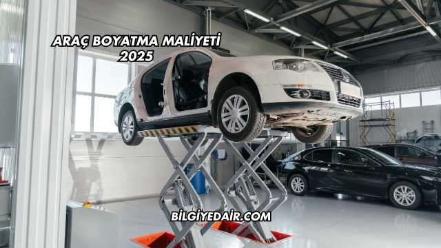 Araç Boyatma Maliyeti 2025