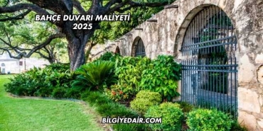Bahçe Duvarı Maliyeti 2025