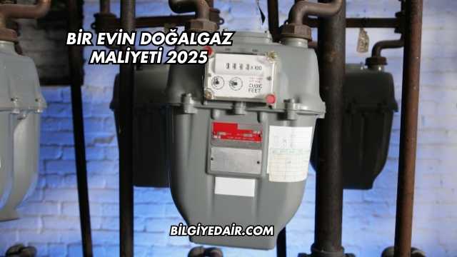 Bir Evin Doğalgaz Maliyeti 2025