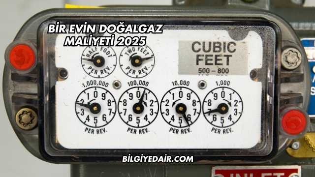 Bir Evin Doğalgaz Maliyeti 2025