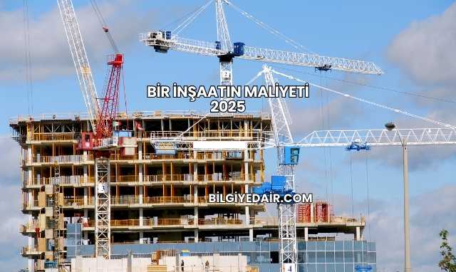 Bir İnşaatın Maliyeti 2025