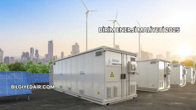 Birim Enerji Maliyeti 2025