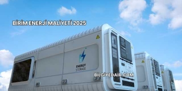 Birim Enerji Maliyeti 2025