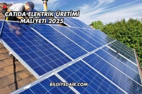 Çatıda Elektrik Üretimi Maliyeti 2025