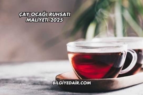 Çay Ocağı Ruhsatı Maliyeti 2025