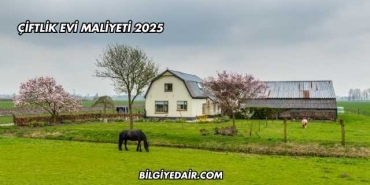 Çiftlik Evi Maliyeti 2025
