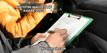 Ehliyetin Maliyeti Ne Kadar 2025