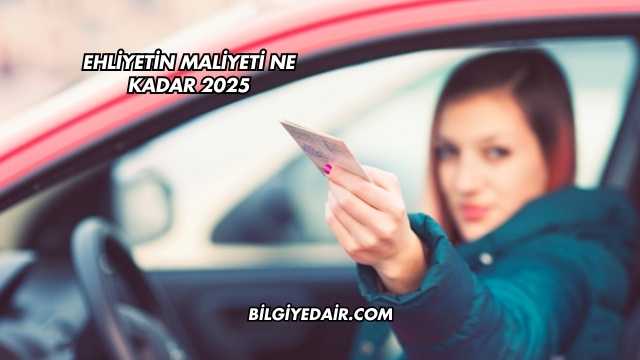 Ehliyetin Maliyeti Ne Kadar 2025
