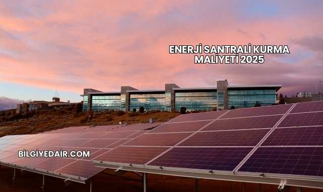 Enerji Santrali Kurma Maliyeti 2025