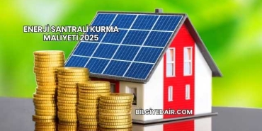 Enerji Santrali Kurma Maliyeti 2025