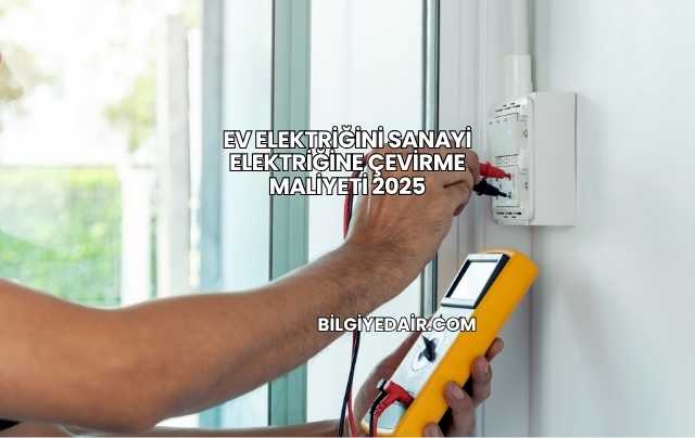 Ev Elektriğini Sanayi Elektriğine Çevirme Maliyeti 2025