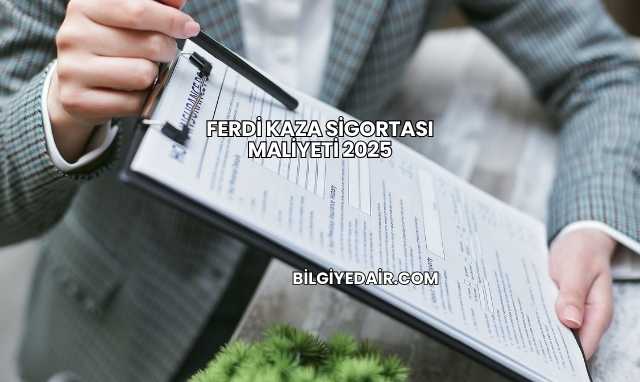 Ferdi Kaza Sigortası Maliyeti 2025