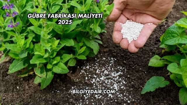 Gübre Fabrikası Maliyeti 2025